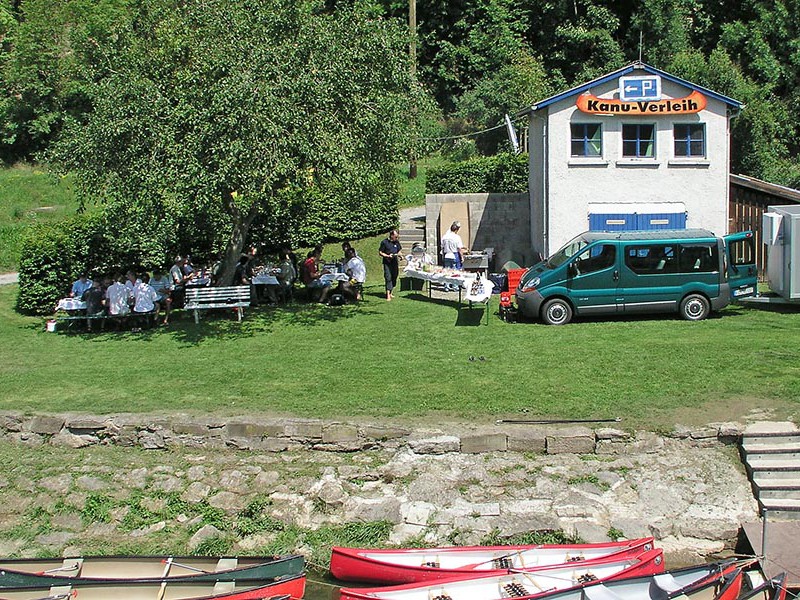 Grillen am Bootshaus